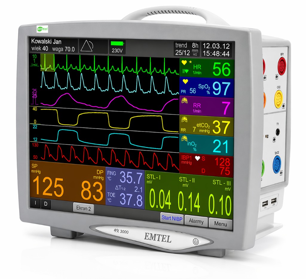 Compact patient monitor (EMTEL)
