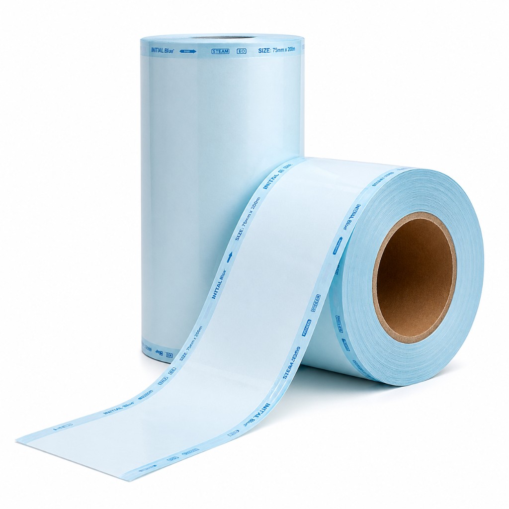 Heat-sealing sterilization flat reels (pouches) (Kominar)