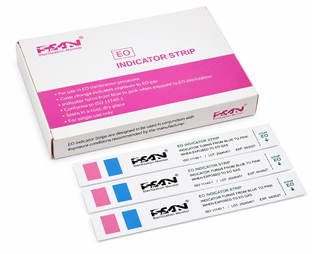 High standard disposable EO indicator strips (Kominar)