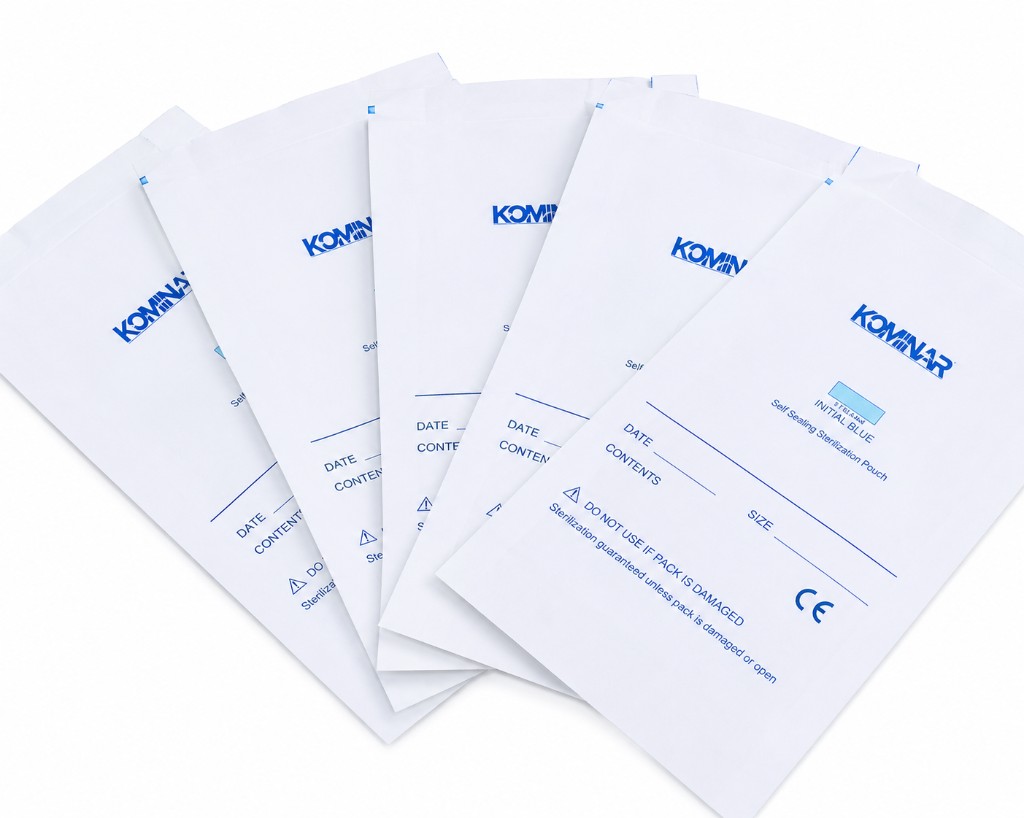 Sterilization paper gusseted bags (Kominar)