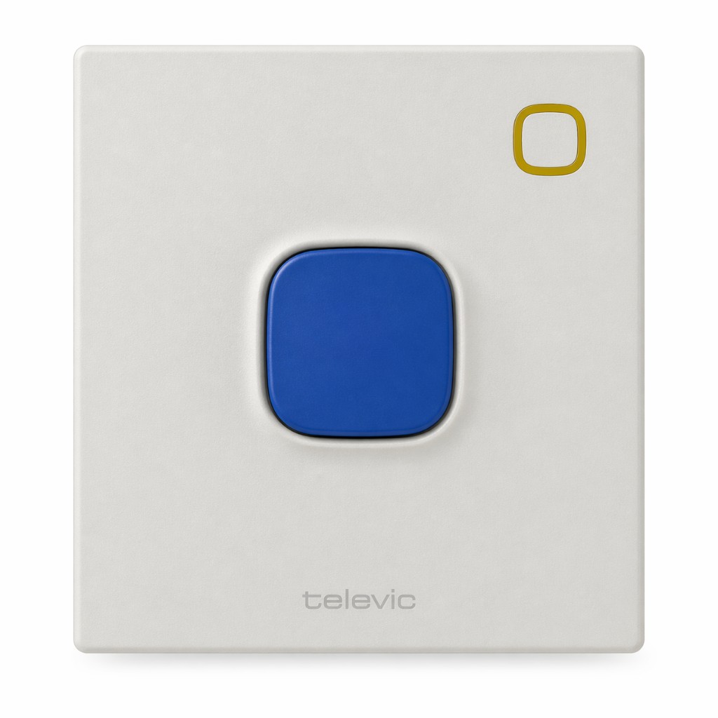 Smart alarm unit (blue / yellow) (Televic)