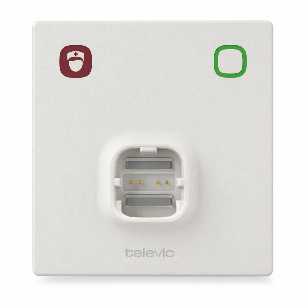 Smart single outlet (call / cancel) (Televic)